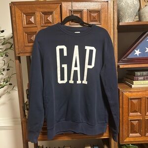 GAP Men's Dark Blue Crewneck Sweater
